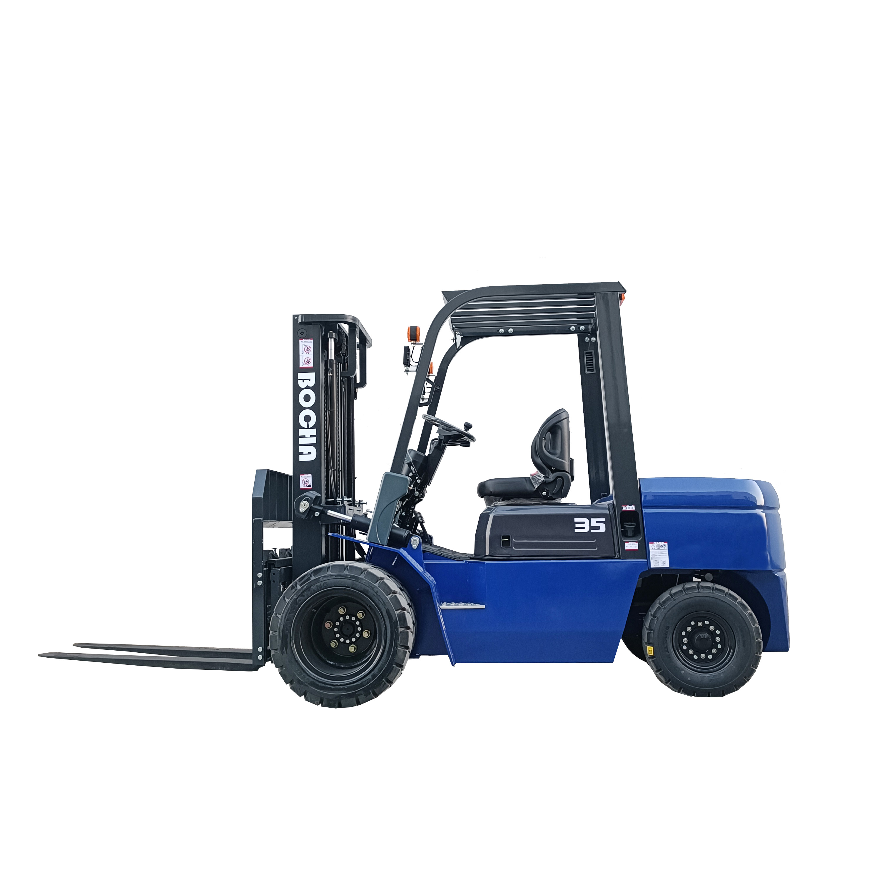 All terrain four-wheel drive internal combustion small 3.5-ton forklift
